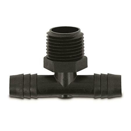 VALTERRA PRODUCTS Fresh Water Hose Connector Tee- Male Adapter V46-RF849
